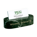 Oval Business Card Holder - Jade Green